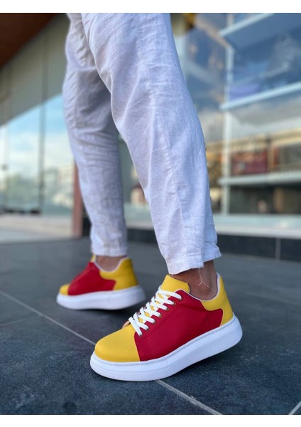 Sptrns Kb-Kuback Taraftar Gtx Bağcıklı Günlük Erkek Ayakkabı Kırmızı (Numara: 43) fırsatları