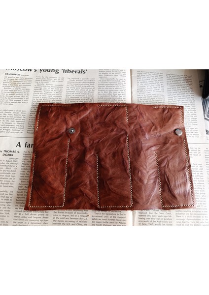 Hakiki Deri Tamamen El Emeği Özel Kalemleriniz Için Kalemlik Kalemkutu (8*18CM ) NLU64 indirimleri