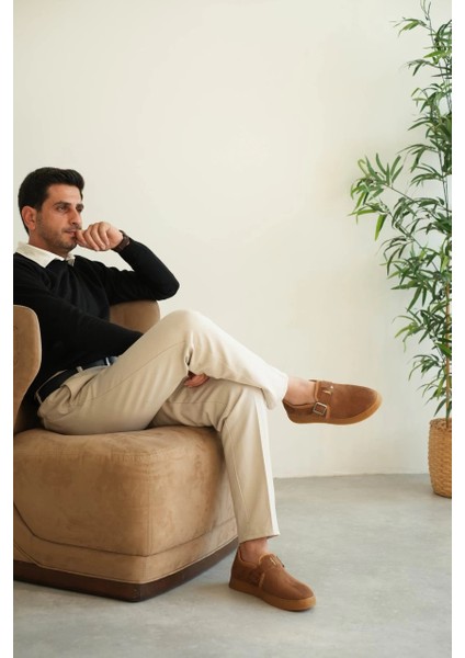 Sptrns Kb-Kx1 Kuback Taba Kürklü Günlük Erkek Ayakkabı (Numara: 43) modelleri