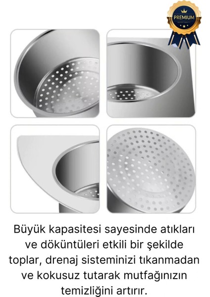 Premium Modern Paslanmaz Çelik Kuğu Tasarımlı Süzgeçli Asılabilen Tezgah Üstü Lavabo Drenaj Sepeti fiyatları