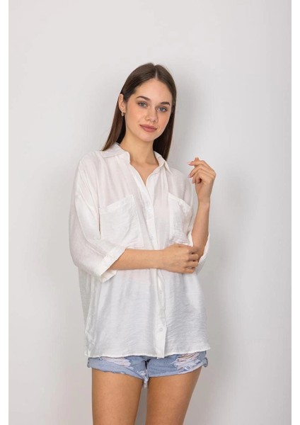 Yzlal Cepli Salaş Gömlek T1010 Beyaz (Beden: Xl) modelleri