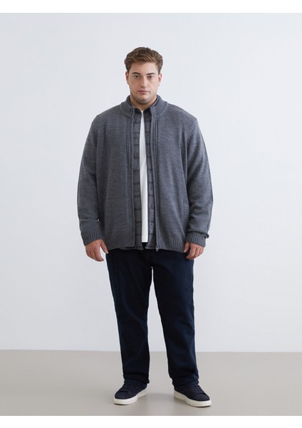 Yeni Sezon Standart Kalıp Dik Yaka Erkek Triko Hırka fiyatları