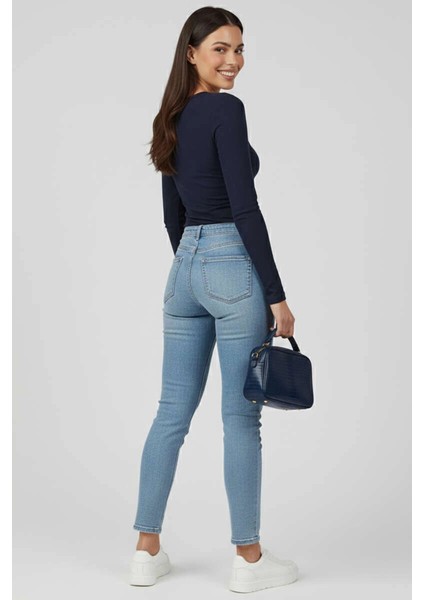 Sptrns Yanı Büzgülü Bluz Lacivert T4322 (Beden: S) modelleri