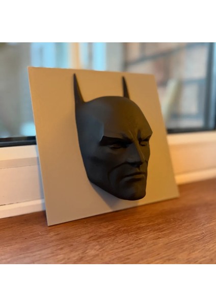 CRAFTSY3D Batman Duvar Sanatı – Dekoratif 3D Baskı Yarasa Logosu Tablo fırsatları