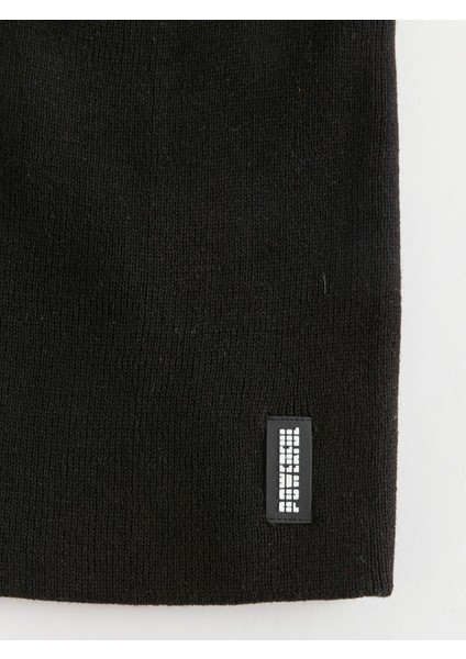 Yeni Sezon Etiket Detaylı Erkek Triko Bere modelleri