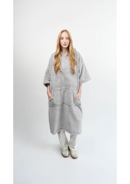 Welsoft Oversize Kapüşonlu Hoodie – Yumuşak Polar, Rahat Unisex Sweatshirt