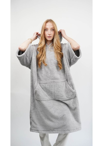 Welsoft Oversize Kapüşonlu Hoodie – Yumuşak Polar, Rahat Unisex Sweatshirt