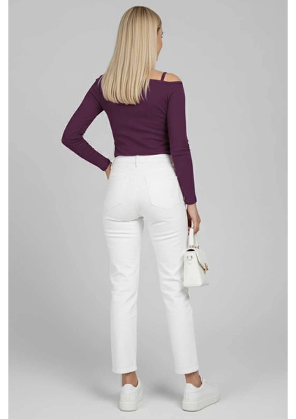 Sptrns Tek Omuz Ipli Bluz Mürdüm T4328 (Beden: L) fiyatları