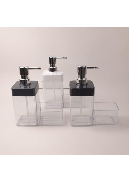 Süngerlikli Sıvı Sabunluk | Mutfak Bulaşık Deterjanlık ve Sünger Tutucu | Asorti Renk modelleri