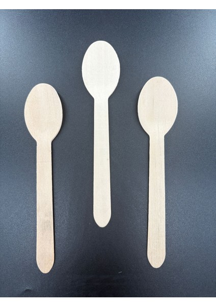 Ekolojik Ahşap Kaşık (16CM) - 100'LÜ Paket