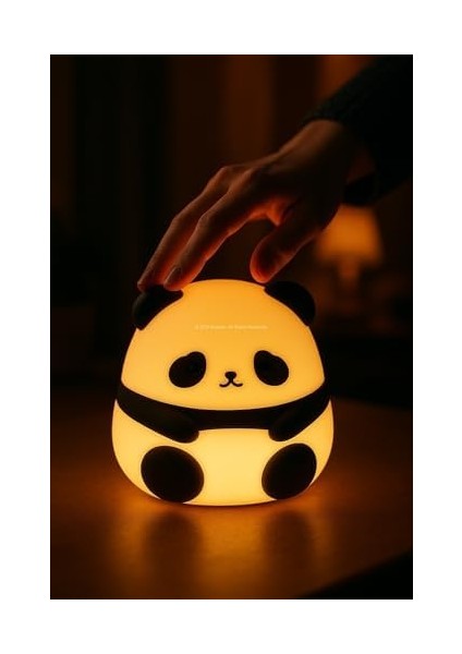 Hayvan Figürlü Gece Lambası, Silikon Rgb Dokunmatik, Yumuşak Işık, Bebek Odası ve Çocuklar Için, USB Şarjlı, Renkli Aydınlatma, Dekoratif Gece Lambası, Uyku Işığı ( ) modelleri