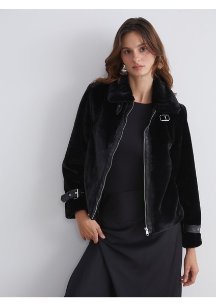 Yeni Sezon Ceket Yaka Kadın Kürk Mont fiyatları