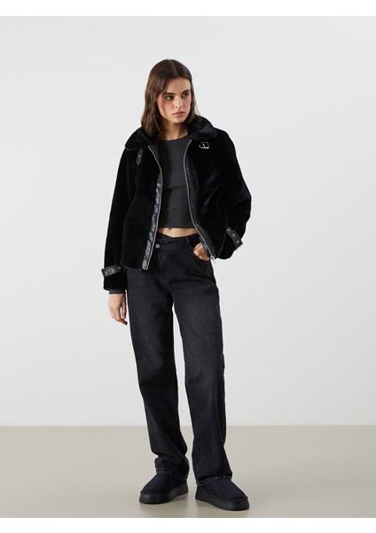 Yeni Sezon Ceket Yaka Kadın Kürk Mont fırsatları