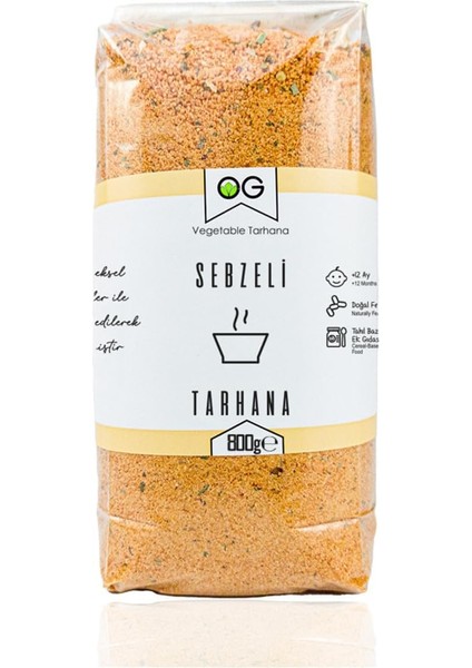 Og Sebzeli Tarhana 800 gr +12 Ay