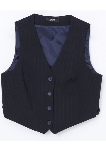 Yeni Sezon V Yaka Çizgili Kadın Klasik Yelek indirimleri