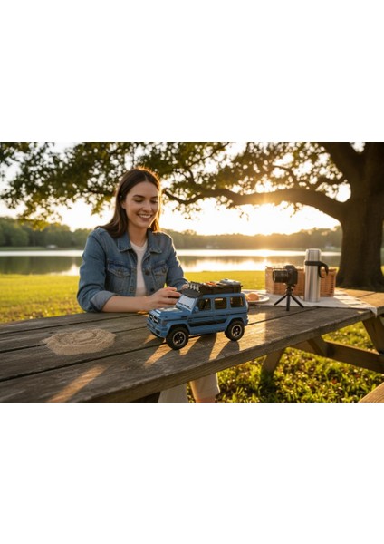 Işıklı Müzikli Lüks Jeep Oyuncak Araba - 1:16 Ölçekli Off-Road Model (3+ Yaş) fiyatları