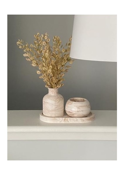 Dekoru Bebek Pampas, Tepsi, Mum Set. modelleri