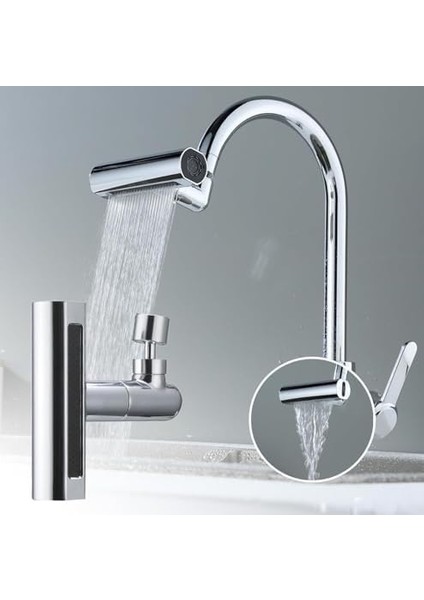 360° Dönebilen Evrensel Musluk Ucu - 4 Farklı Su Çıkış Modlu Çok Yönlü Döner Mutfak Musluk Ucu fiyatları