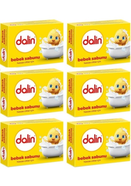 Bebek Sabunu 100 gr Yeni Formül 6 Adet