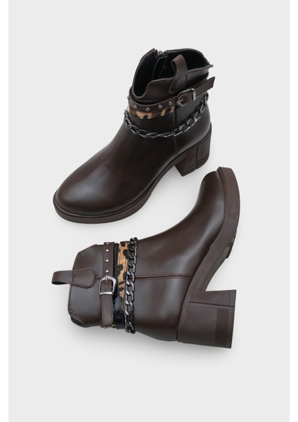 Meridith Metal Tokalı Kadın Bot