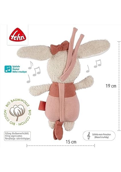 Mini Müzik Kutulu Tavşan - Pamuklu (Kba) Pelüş Hayvan ve Uyku Yardımcısı - Rahatlatıcı Melodi „mozart Wiegenlied“ - Evde ve Yolda, Bebekleri ve Küçük Çocukları Sakinleştirir. modelleri
