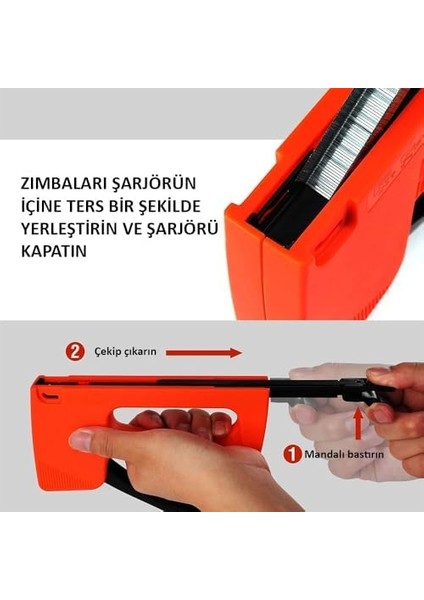 WP223001 6-10 mm Mekanik Zımba Tabancası + 800 Adet Zımba fiyatları
