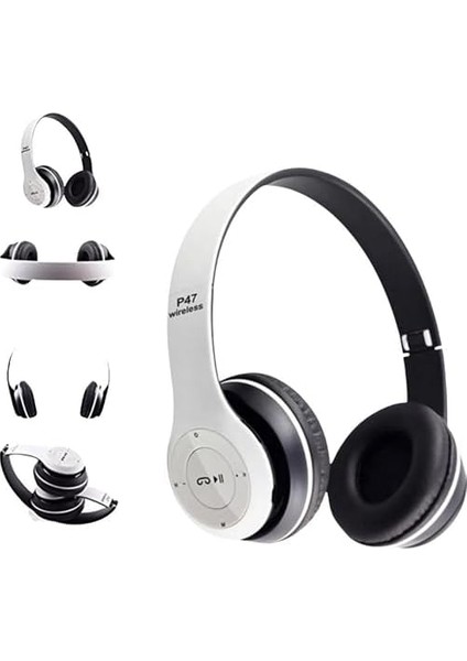 Kablosuz Katlanabilir Kulak Üstü Beyaz Solo Kulaklık Wireless fiyatları
