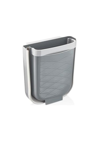 Katlanabilir Askılı Mutfak Tezgahaltı Çöp Kovası - Dolap Içi Dışı Gizlenebilir | Gri fiyatları