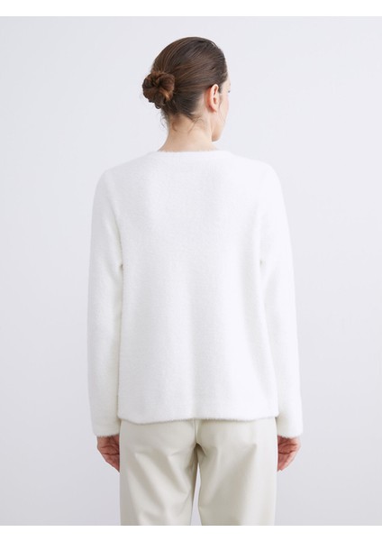 Yeni Sezon Bisiklet Yaka Taşlı Kadın Triko Hırka fırsatları