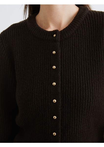 Yeni Sezon Bisiklet Yaka Kadın Triko Hırka modelleri