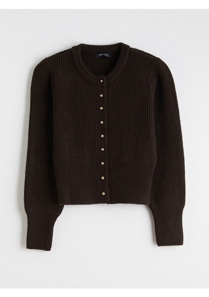 Yeni Sezon Bisiklet Yaka Kadın Triko Hırka indirimleri