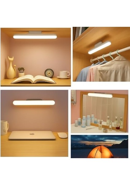 Kabin Makyaj Tıraş LED Işık USB Şarjlı Kablosuz Hero LED Lamba 30CM 5 Watt 32 Ledli (Beyaz) fiyatları