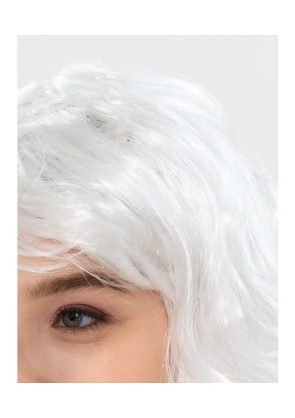 Beyaz Renk Kahküllü Dalgalı Uzun Parti Peruğu fırsatları