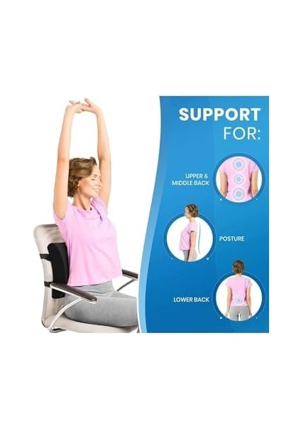 Visco Ortopedik Bel Sırt Dayama Yastığı Visko Koltuk Bel Desteği modelleri