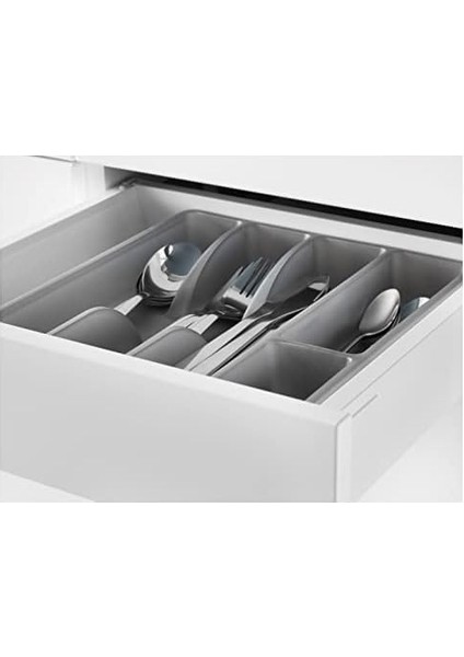 Smäcker Çatal Bıçak Kutusu, Gri, 31 x 26 x 4 cm fiyatları