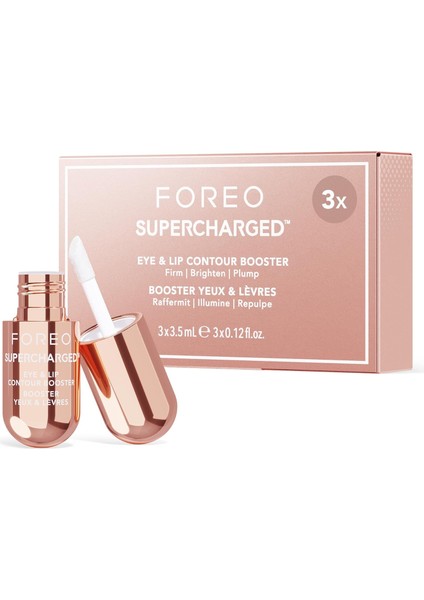 Foreo Supercharged Göz ve Dudak Serumu – Niasinamid, Iletken Jel – Yaşlanma Karşıtı, Dudak Dolgunlaştırıcı ve Şişlik Giderici Bakım – Seyahat Boyu – 3 x 3.5 ml fiyatları