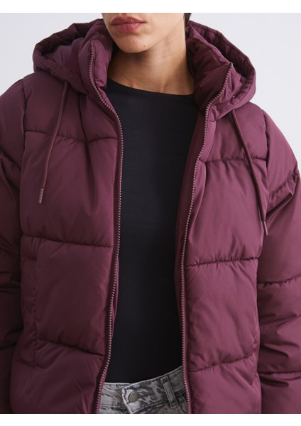 Yeni Sezon Kapüşonlu Kadın Şişme Mont modelleri