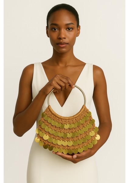 Pullu, Payetli Çanta. Düğün, Nişan, Şık Geceler Için Ideal