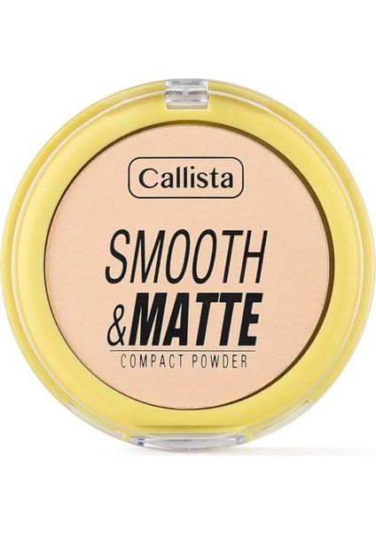 Callista Smooth Matte Compact Powder 51 Soft Sand Mat Görünümlü Pudra