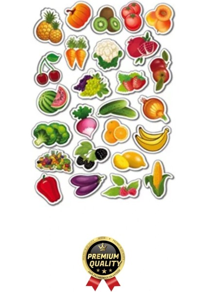 Yeni Nesil Eğlenceli Eğitici Öğretici El Göz Koordinasyonu Oyun Manyetik Sebze ve Meyveler 26 Parça modelleri