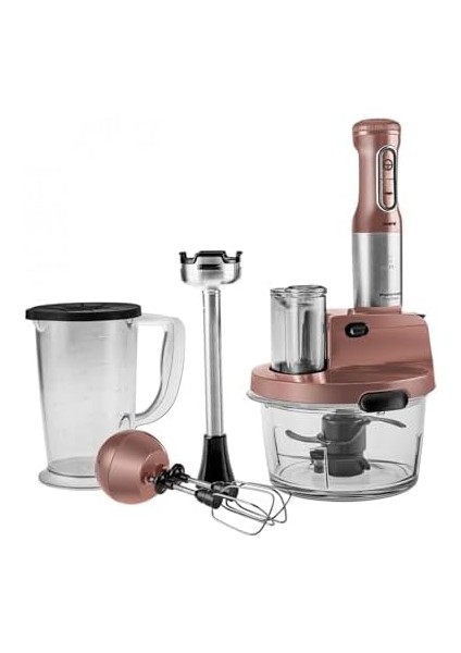 Prosteel 2500W 6 Bıçaklı Uzun Ayaklı Cam Mutfak, Rosegold fiyatları