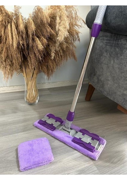 Sihirli Teleskobik Mandallı Mop.yedek Bez Hediyeli.,duvar,yüzey ve Cam Temizlik Paspası (NKS123)