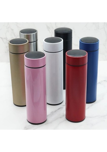 Sıcaklık Göstergeli Dijital Termos 500 Ml, Akıllı LED Ekranlı Paslanmaz Çelik Seyahat Şişesi modelleri