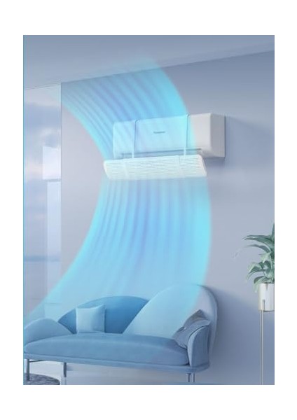 Co Ayarlanabilir Split Tipi Klima Hava Yönlendirici Klima Siperliği Klima Çarpması Için Aparat Ayarlanabilir Klima Deflektörü modelleri