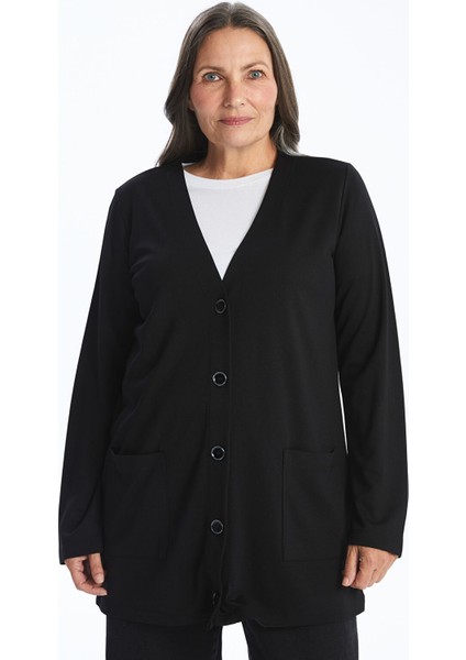 Yeni Sezon V Yaka Kadın Hırka