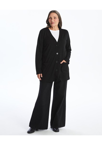 Yeni Sezon V Yaka Kadın Hırka modelleri