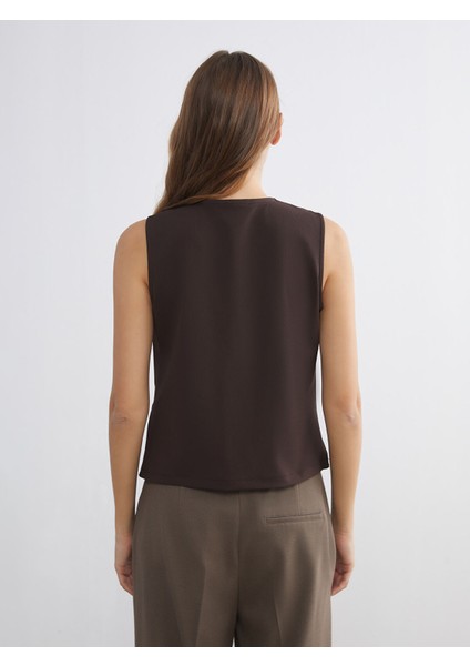 Yeni Sezon Bisiklet Yaka Kadın Klasik Yelek fırsatları