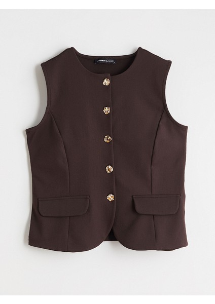 Yeni Sezon Bisiklet Yaka Kadın Klasik Yelek indirimleri