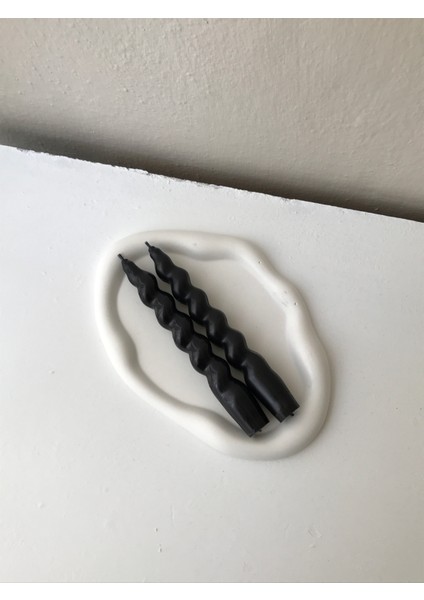 2'li Siyah Burgu Şamdan Mumu fırsatları