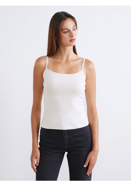 Yeni Sezon Kare Yaka Kadın Atlet 2'li modelleri